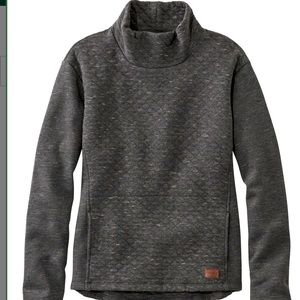 L. L. Bean Quilted Funnelneck Sweatshirt